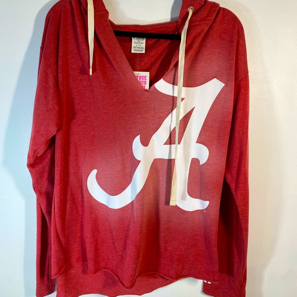 University of Alabama “Pink” hooded sweatshirt